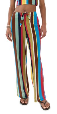 STAUD Pico Pants Market Stripe M