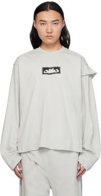 Ottolinger Gray Logo Longsleeve T-shirt