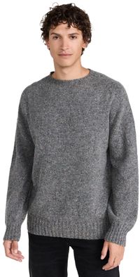 Howlin' Terry Wool Crew Neck Sweater Grey Mix XXL