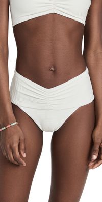 LSPACE Bardot Bikini Bottom Cream XL