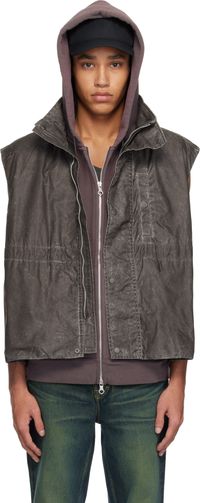 OUR LEGACY Brown Firm Vest