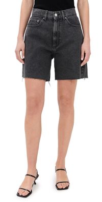 DL1961 Taylor Ultra High Rise Denim Shorts Lt. Nightshade (Vintage) 32