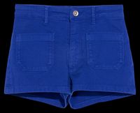 Bellerose - Short droit en coton mélangé - Taille 12A - Bleu