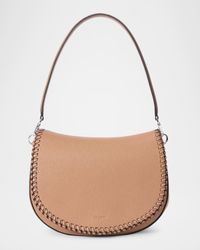 Bentley Medium Leather Saddle Shoulder Bag