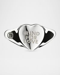 Blind For Love Heart Ring
