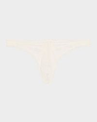 Dahlia Scalloped Lace Thong