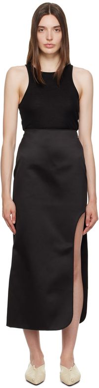 by Malene Birger Black Wick Midi Skirt
