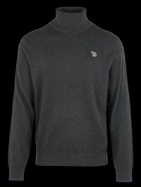 Paul Smith - Pull col roulé en coton mélangé - Taille XL - Noir