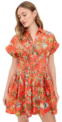 Cara Cara Nash Mini Dress Clover Orange XXS