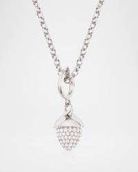 MIKADO FLAMENCO 18K White Gold Diamond Pendant
