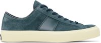 TOM FORD Blue Suede Cambridge Sneakers