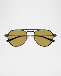 Men's SL 708M Metal Round Sunglasses