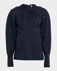 Long-Sleeve Twist Detail Top