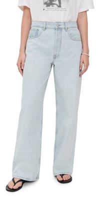 ANINE BING Manon Jeans Washed Blue 28