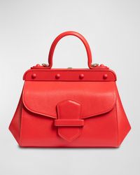 Margherita Small Leather Top-Handle Bag
