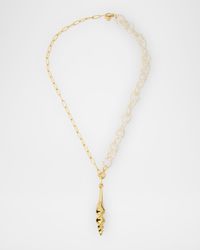 Turritella Lariat Necklace