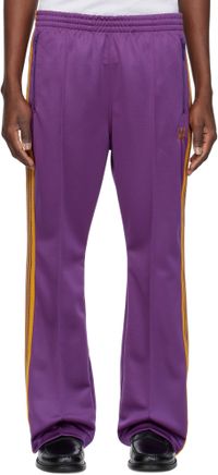 NEEDLES Purple Boot-Cut Track Pants