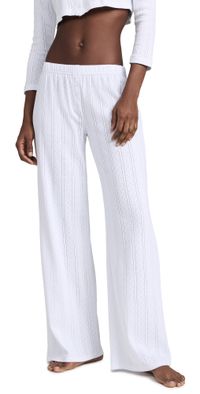 COUCOU The Pointelle Pants White S