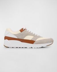 Men's Bump 15 Nylon and Leather Low-Top Sneakers