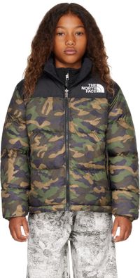 The North Face Kids Big Kids Khaki 1996 Retro Nuptse Down Jacket