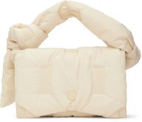 ISSEY MIYAKE Beige Square Cushion Bag
