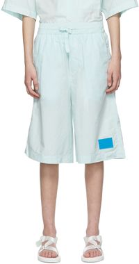 Sunnei Short bleu en coton