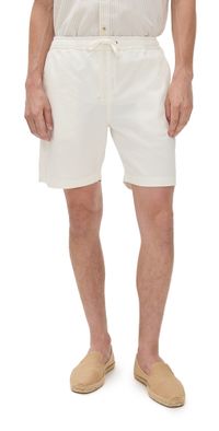 Universal Works Twill Beach Shorts Ecru M