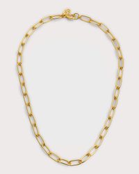 Oval-Link Chain Necklace, 18"L