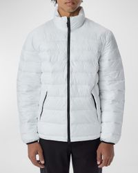 Men's Packable Funnel-Neck Puffer Jacket