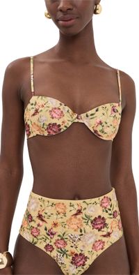 Agua by Agua Bendita Magdalena Paramo Bikini Top Multicolor M