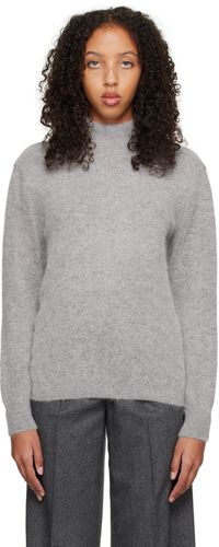 Oct31 Gray Mock Neck Sweater