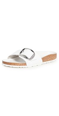 Birkenstock Madrid Big Buckle Sandals White 38