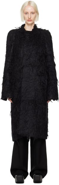 Rick Owens Black Porterville Metro Coat