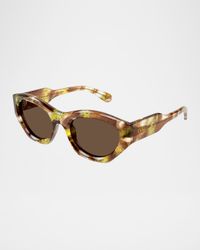 Logo Acetate Cat-Eye Sunglasses