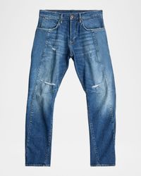 Men's Contor 3D Distressed Denim Slim-Fit Jeans