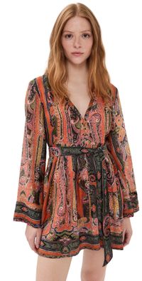 Isabel Marant Morgane Mini Dress Orange 36