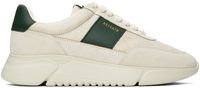 Axel Arigato Beige & Green Genesis Vintage Sneakers