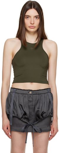 OPEN YY Khaki Symbol Tank Top