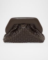 Tia Micro Woven Vegan Fabric Clutch Bag