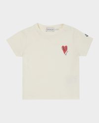 Girl's Heart Logo-Print Short-Sleeve T-Shirt, Size 12-14