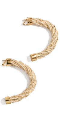 Johanna Ortiz Ecru/Gold Flamenco Harmony Earrings Ecru/Gold One Size