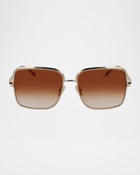 Gancino Square Metal Sunglasses
