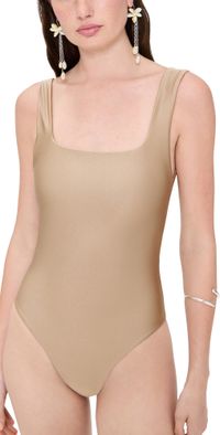 JADE Swim Haven One Piece Taupe S