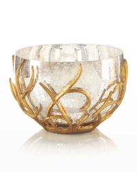 Gold Branch Encased Bowl