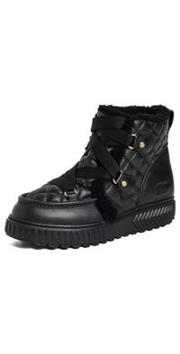 Sorel Ona Ave Alpine Lux Boots Black/Sea Salt 7