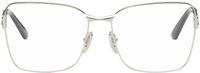 Balenciaga Silver Mercury Squared Metal Glasses