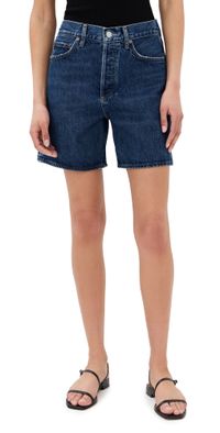 AGOLDE Dame High Rise Baggy Shorts Enamour 32