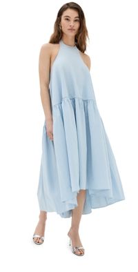 Azeeza Winston Midi Dress Light Denim L