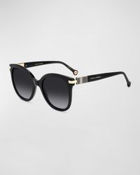 Acetate Round Sunglasses