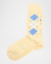 Men's Irwin Egyptian Cotton Argyle Crew Socks
